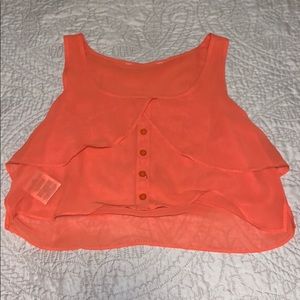 Neon orange tank